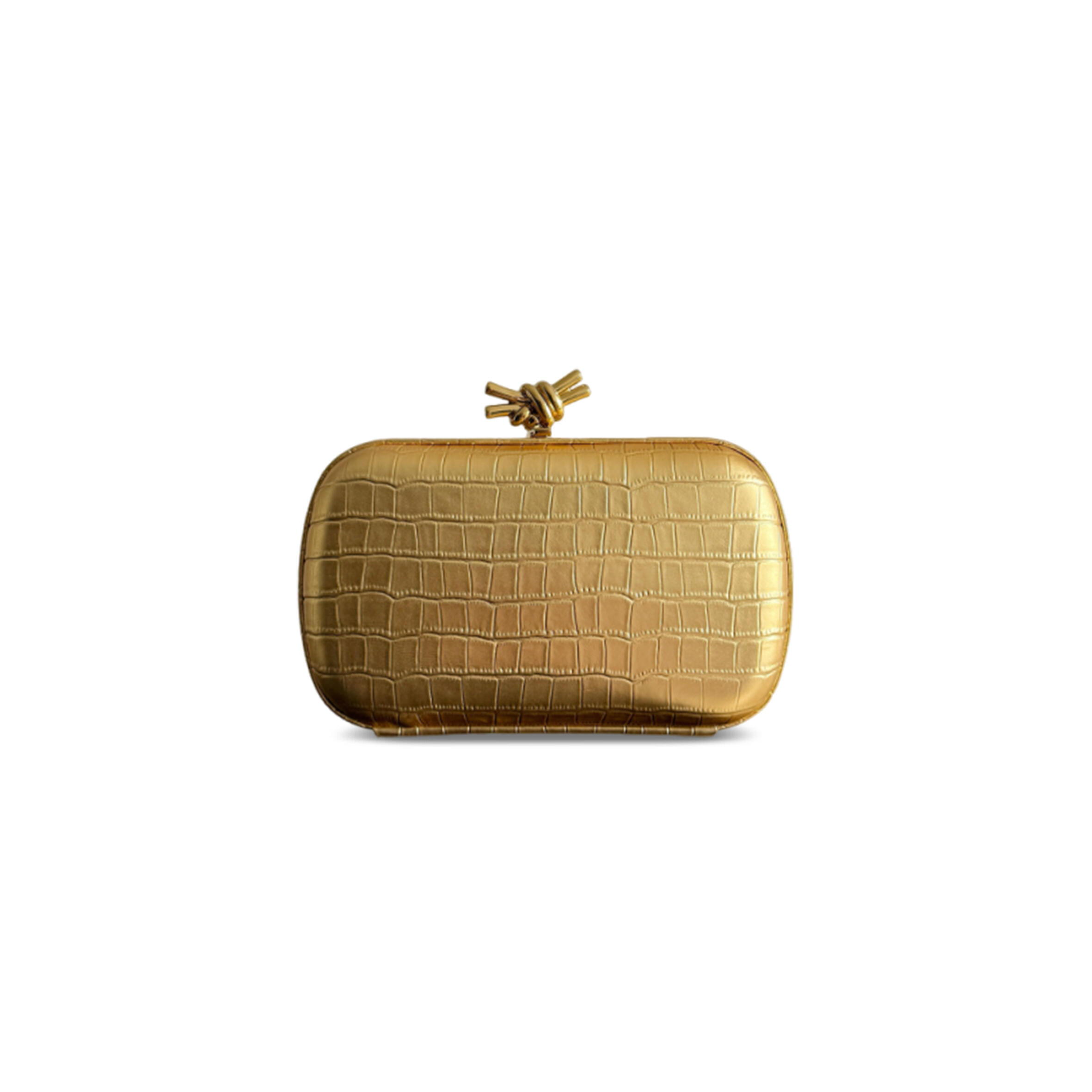 BOTTEGA VENETA KNOT CROCODILE LEATHER 737025 (20.5*12.5*6cm)